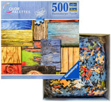 Ravensburger Color Palettes: Wood Puzzle 500pc