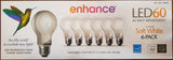 Feit Electric 6-pack Soft White Dimmable LED 60W Replacement Light Bulb