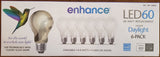 Feit Electric 6-pack Daylight Dimmable LED 60W Replacement Light Bulb