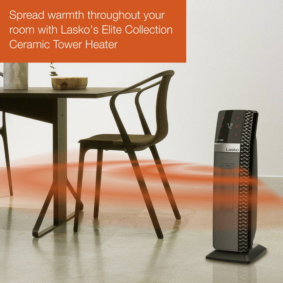 Lasko CT22445 22 Inch Elite Collection Ceramic Tower Heater with Remote Control
