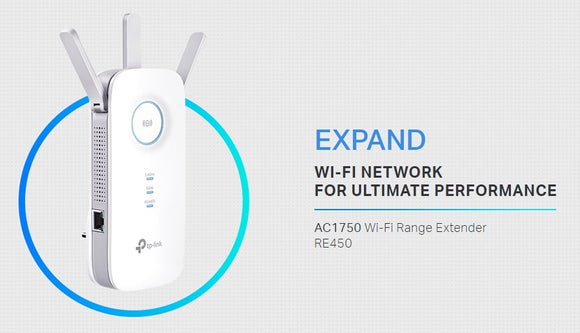 TP-Link RE450 AC1750 Wi-Fi Dual Band Range Extender