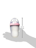 Comotomo Natural Feel Baby Bottle, Pink, 250ml/8 FL OZ, 2-Pack